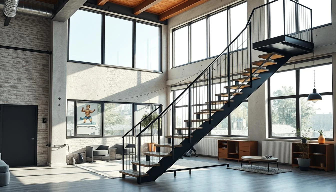 Schody na konstrukcji stalowej Poznań